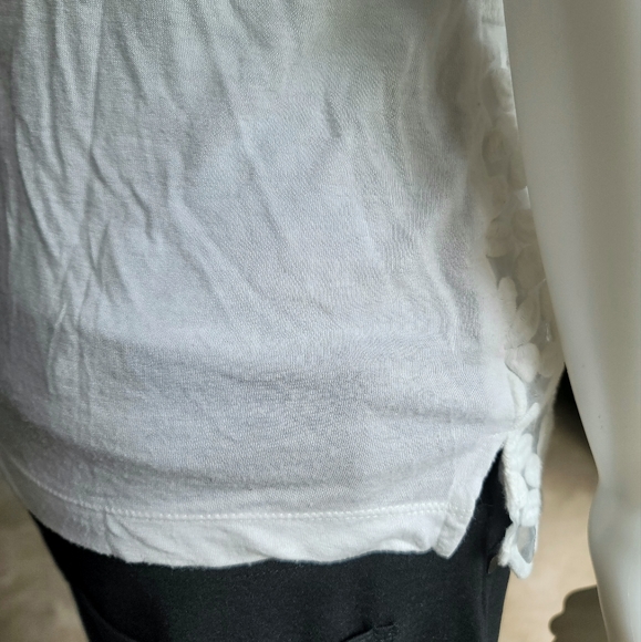 J Crew White Embroidered Tank Top/Cami Size XS - Picture 6 of 8